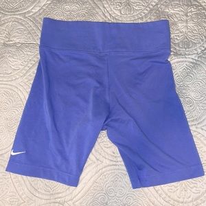 Purple Nike Biker Shorts